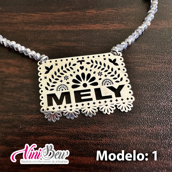 Papel Picado Personalizado Plata