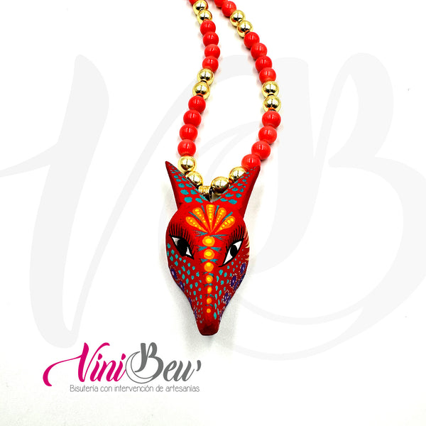 Collar Máscara Alebrije